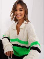 BA SW 8054 jumper.91P světle zelená