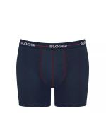 Pánské boxerky men Start Short C2P box - BLUE - modročervené M008 - SLOGGI