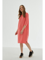 Monnari Šaty Peach Cotton Dress Multi Pink