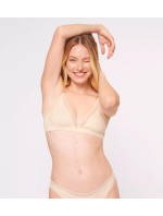 Dámská podprsenka GO Ribbed R Bralette - WHITE - ecru 6308 - SLOGGI