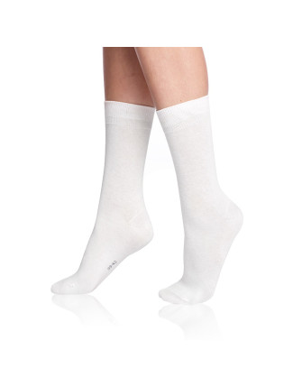 Unisex ponožky CLASSIC SOCKS - BELLINDA - bílá