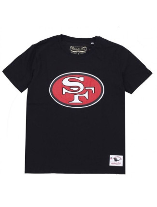 Mitchell & Ness NFL Team Logo Tee San Francisco M 49ERSS BMTRINTL1053-SF4BLCK T-Shirt