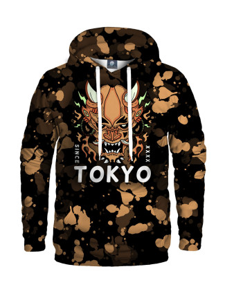 Aloha From Deer Tokyo Oni Yellow Hoodie H-K AFD939 Orange