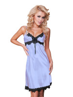 DKaren Plus Size Slip Viola Light Blue