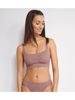 Dámská podprsenka ZERO Feel Bliss Top - BROWN - hnědá 1141 - SLOGGI