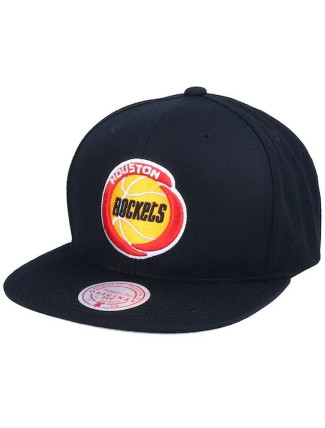 Mitchell & Ness NBA Houston Rockets Top Spot Snapback Hwc Rockets Kšiltovka HHSS2976-HROYYPPPBLCK