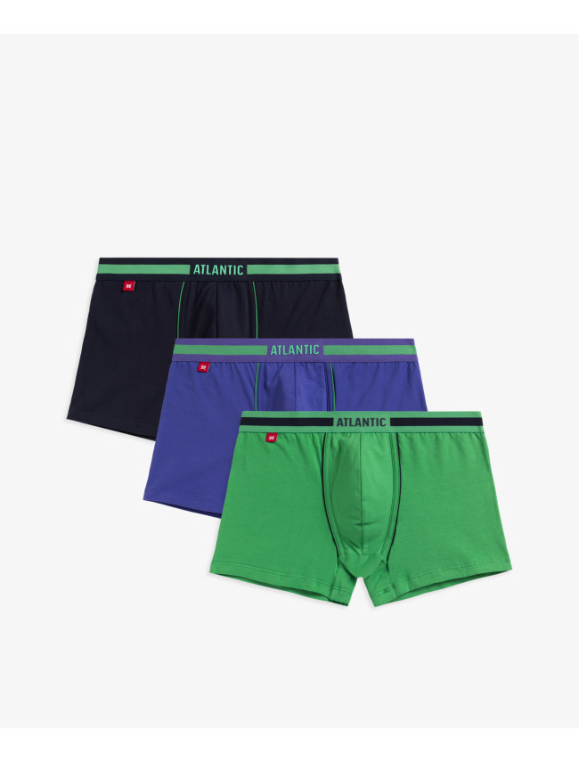 Pánské boxerky ATLANTIC 3Pack - vícebarevné