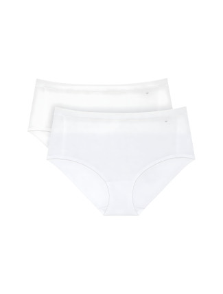 Dámské kalhotky Smart Natural Maxi EX 2P - WHITE - bílé 0003 - TRIUMPH