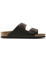 Dámské/pánské hnědé žabky Birkenstock Arizona Nubuk Habana narrow (52533)