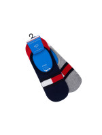 Ponožky Tommy Hilfiger 2Pack 394001001 Navy Blue/Red/Grey/White