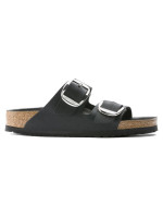 Dámské žabky Birkenstock Arizona Big Buckle Oiled Leather Black narrow (1011075) dámské