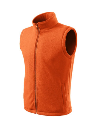 Next fleece vesta unisex oranžová