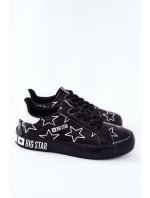 Children's Leather Sneakers BIG STAR II374002 Black