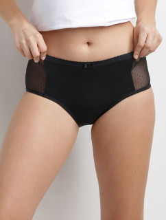 Menstruační boxerky s krajkou DIM MENSTRUAL LACE BOXER - DIM - černá