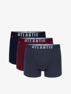 Pánské boxerky ATLANTIC 3Pack - vícebarevné