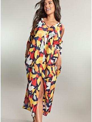 Swimwear Puglia Tammy Long Kaftan puglia print SW1768