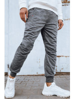 Pánské světle šedé joggers tepláky Dstreet UX4121