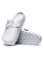 Birkenstock pánské dřeváky Boston Essentials EVA White zdravotní žabky regular wide (1002315)