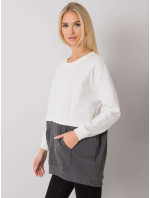 Halenka RV BL 7197.89P bílá šedá