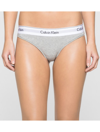 Tanga F3786E-020 šedá - Calvin Klein