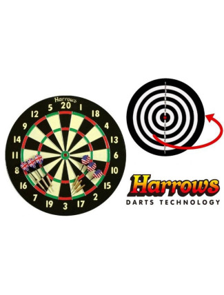 Harrows Champion Family Paper Dart Game shield double-sided HS-TNK-000013077