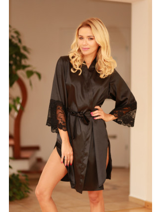 Kalimo Housecoat Marbella Black