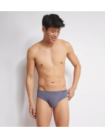 Pánské slipy GO Smooth Brief C2P - BLACK - černošedé M014 - SLOGGI