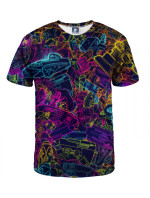 Aloha From Deer Neon Robo T-Shirt TSH AFD771 Purple