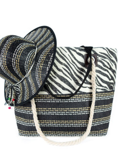 Art Of Polo Bag&Hat Tr22102-3 Black/White