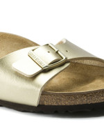 Dámské žabky Birkenstock Madrid Birko-Flor Gold regular wide (1016106) dámské