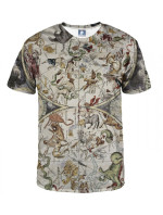 Aloha From Deer Map Of The Sky Tričko TSH AFD337 Beige