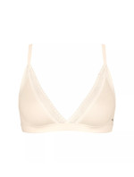 Dámská podprsenka GO Ribbed R Bralette - WHITE - ecru 6308 - SLOGGI