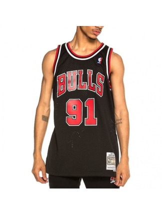 Mitchell & Ness Chicago Bulls NBA Swingman Alternate Jersey Bulls 97 Dennis Rodman SMJYGS18152-CBUBLCK97DRD Pánské oblečení