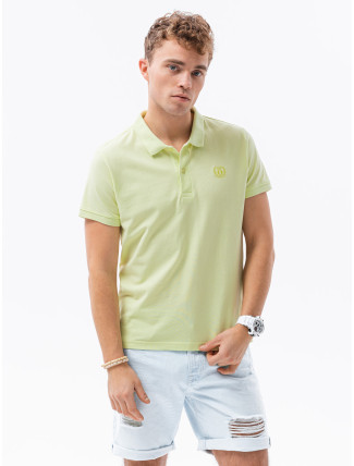 Ombre Polo trička S1374 Lime