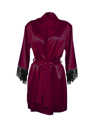 DKaren Housecoat Adelaide Crimson