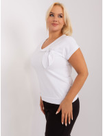 Dámská bílá halenka plus size velikosti