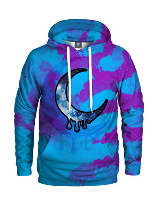 Aloha From Deer Crescent Tie Dye Hoodie H-K AFD578 Blue