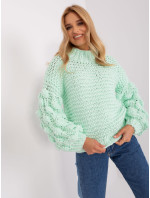 Mint oversize svetr s hustou vazbou