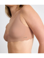 Dámská podprsenka ZERO Microfibre 2.0 Soft bra - CAMEO BROWN - sv. hnědá 00ME - SLOGGI