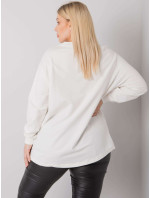 Blůza Ecru plus size s nápisem