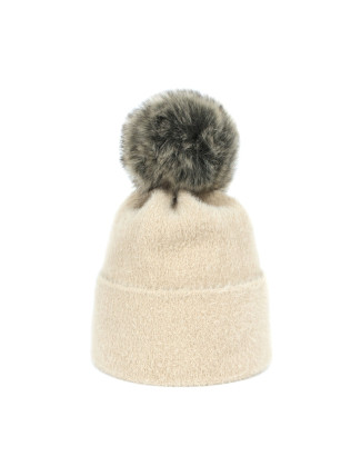 Čepice Soft Fluff Cap Light Beige - Art of Polo