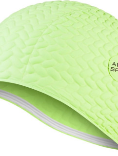 AQUA SPEED Plavecká čepice Bombastic Tic-Tac Green Pattern 11