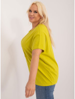 Oversize halenka Lime plus size