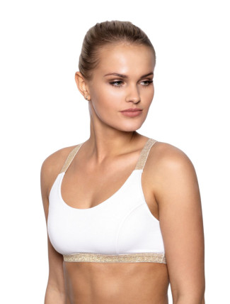 Fitness top Areta white - ELDAR