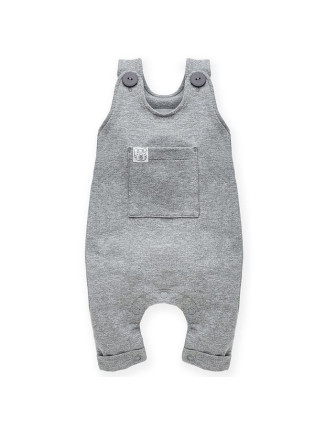 Dupačky Pinokio Wild Animals Dungarees Grey