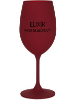 ELIXÍR PROTIBLBEČKOVÝ - bordovy pohár na víno 350 ml