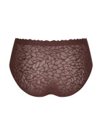 Dámské kalhotky Zero Feel Lace 2.0 High Waist - BROWN - hnědé 6231 - SLOGGI