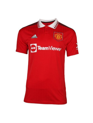 Pánské polo tričko Manchester United H Jsy M H13881 červené - Adidas