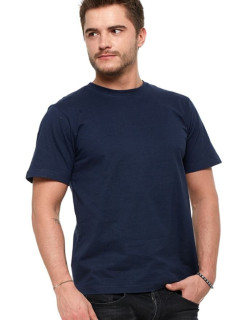 Pánské bavlněné triko Basic tmavě modré