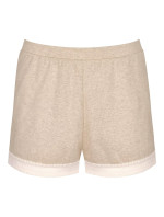 Dámské šortky GO Ribbed Short - GRAY - sv. béžové M013 - SLOGGI